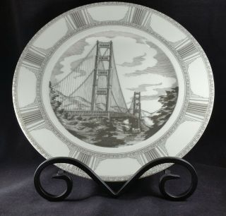 222 Fifth Slice Of Life Golden Gate Bridge Dinner Plate By Marla Shega