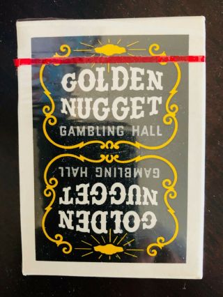 Rare / Hard to find BLACK and Golden Nugget Gambling Hall Cards 2