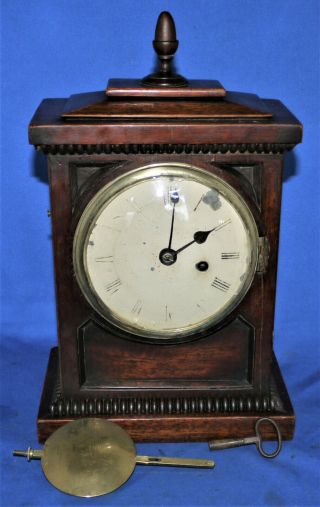 Antique Fusee Mantel Clock,
