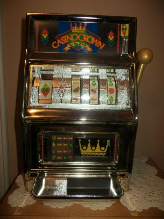 Vintage Waco Casino Crown Toy Slot Machine 25 Cent Coin Operated (japan)