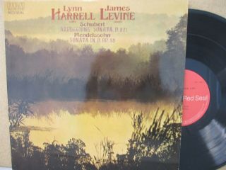 Rca Arl1 - 1568 Lynn Harrell Cello/levine Piano Schubert Arpeggione Sonata,  Lp Nm