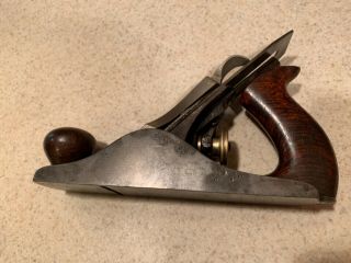 Vintage STANLEY NO - 2 plane.  Pat dates on nut,  chipper & under side of lateral. 3