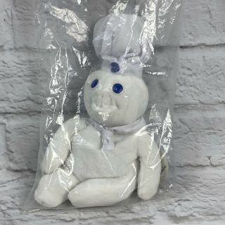 1997 Pillsbury Doughboy Poppin Fresh 8 " Beanie Plush Doll Bean Bag By Dakin