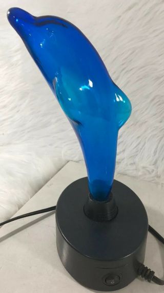 Blue Dolphin Electric Motion Plasma Lamp Light LumiSource 12 