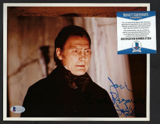 Jack Palance Signed 8 " X 10 " Photograph Bas Authenticated Dracula