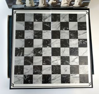 Vintage ES Lowe 831 Renaissance Chessmen Chess Set Felted 1959 No Instructions 3