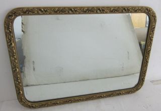 Victorian Rococo Style Vintage 1950s/60s Mirror In Ornate Gilt Wood Frame 20x28