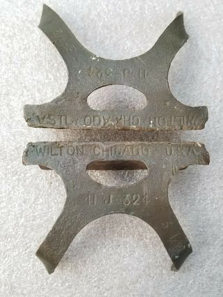 Vintage Wilton Chicago Usa Copper Vise Jaw Covers 41 - J - 324 Fits 3 1/2 " X 1 1/4 ".