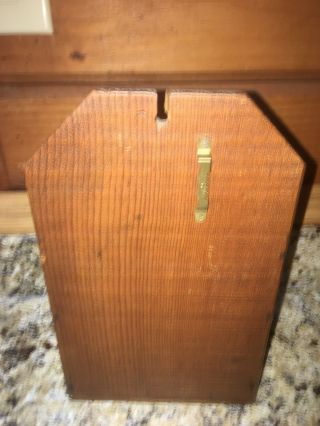 Old Vintage Primitive Wooden Hanging Salt/Spice/Candle Box 3
