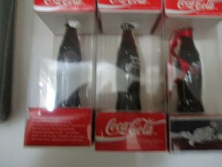 Coca - Cola Mini Bottles 3 Different 1995,  1997 Springtime In Atlanta,  Polar Bear