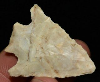 1 7/8 " Levy Point,  Found In Marion County,  Georgia Authentic Arrowhead U83