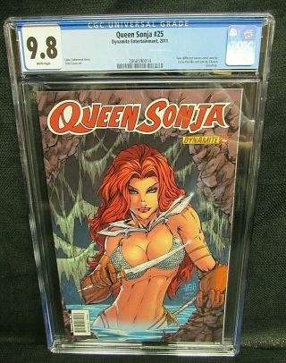 Queen Sonja 25 (2011) Dynamite Grieshop Cover Cgc 9.  8 U649