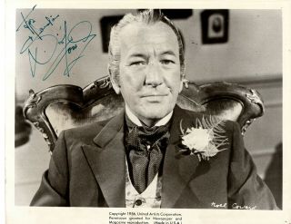 British Playwright,  Composer,  Director,  Actor Noel Coward,  Signed Vintage Photo