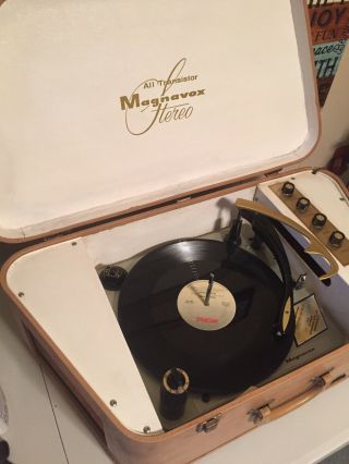 Vintage Magnavox Micromatic Transistor Turntable (made In England) Model: 1sc239