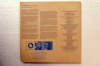 PAUL CHAMBERS John Coltrane High Step 2xLP bop Jazz 2739 3