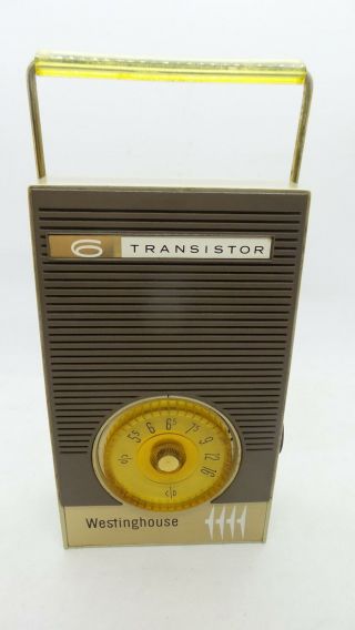 Vintage Westinghouse H790p6 Am Transistor Radio - And