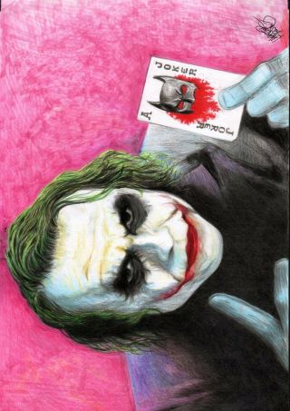 Joker (09 " X12 ") By Wander Helsing - Ed Benes Studio