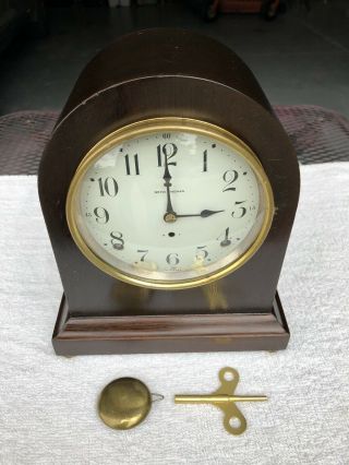 1920’s Antique Seth Thomas Mantel Shelf Desk Clock Correctly