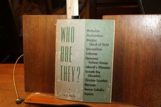 1952 Who Are They? E.  C.  Routh Denominations Christian Book