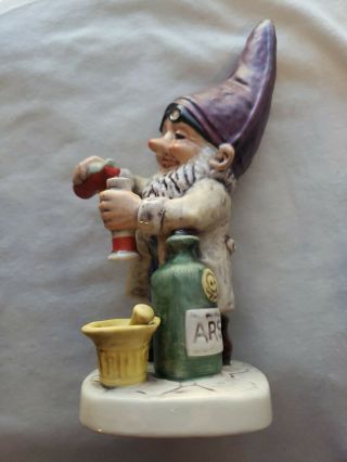 Goebel Co Boy Jack The Pharmacist Gnome Porcelain Figure Hummel 2