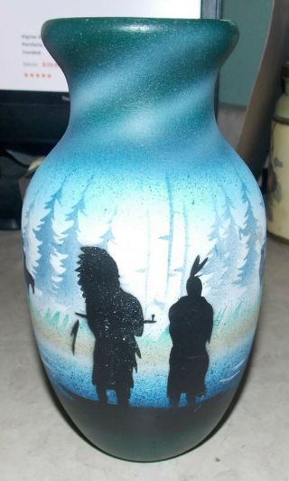T.  Benally Dine Navajo Native American Pottery Vase Signed Art Southwestern