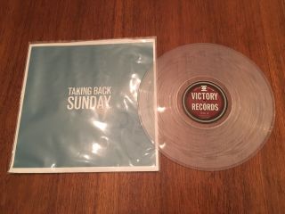 Taking Back Sunday Tell All Your Friends Lp Clear Vinyl 1st Press W/ Signed Stub