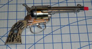 Vintage 1958 Mattel Shootin’ Shell Fanner Cap Pistol 9 Inch Long Vg