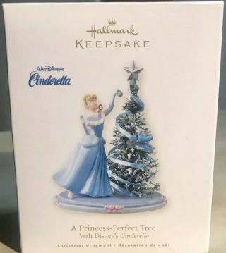 Hallmark 2008 Walt Disney’s Cinderella “a Princess - Perfect Tree” Ornament