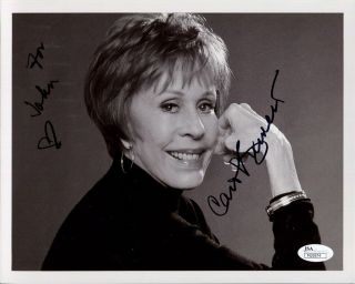 Carol Burnett Authentic Signed 8x10 Photo,  Jsa Comedy Legend To John
