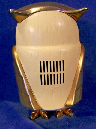 Vntg.  1960s Eames Era Bubo Owl Clash of the Titans Transistor Radio Japan 2