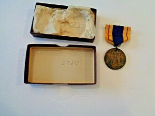 Spanish American War Service Medal In Bbb Box Number 2783