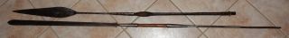 2 Vintage Decorative Spears Brought From Africa