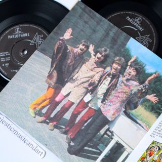 The Beatles Magical Mystery Tour Ep 7 " Vinyl,  Book,  Lyric 1967 Uk Pressing Ex,