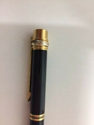 Vintage Must de Cartier Fountain Pen Black with 18K Nib 3