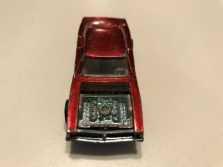Rare CAP WHEEL Variation Custom Charger Red Hot Wheels Redline Vintage 1969 2