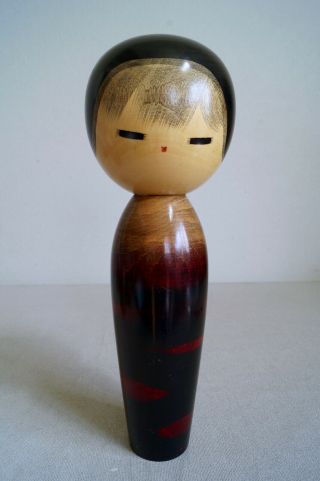 30cm (11.  8 ") Japanese Sosaku Kokeshi Doll " Chigozakura " : Signed Masao (watanabe)