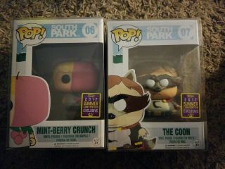 Funko Pop Summer Convention 2017 Exclusive The Coon,  Mbc W/ Protector,  Gothstan