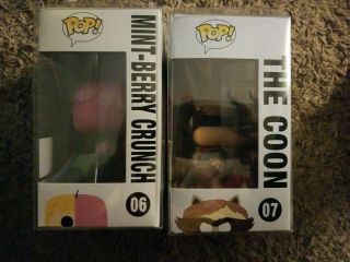 Funko Pop Summer Convention 2017 Exclusive The Coon,  MBC w/ Protector,  GothStan 2