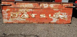 Vintage Datsun Tailgate