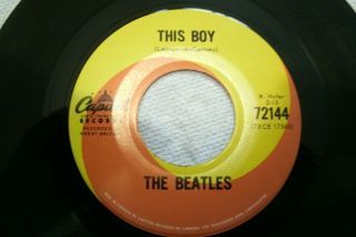 1964 The Beatles 45 Record All My Loving - This Boy Capitol Canada First Nm