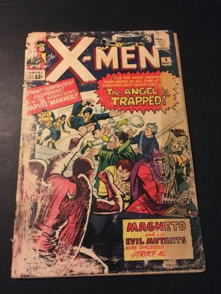 X - Men 5 (5/64 Marvel) 3rd Magneto 2nd Quiksilver Scarlet Witch Lee Kirby Gd -