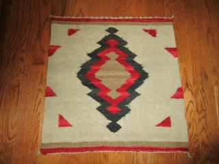 Native American Indian Wool Rug 20 X 20