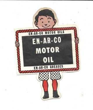 Vintage En - Ar - Co Motor Oil Brochure