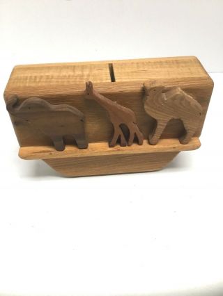 Hand Carved Wood Noah 