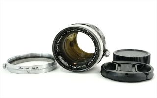 Canon 50mm F/1.  4 Mf Prime Vintage Lens Leica Screw Mount Ltm L39 From Japan