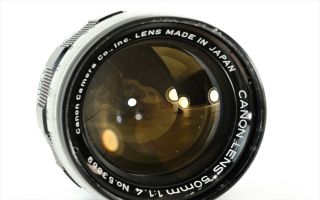 Canon 50mm f/1.  4 MF Prime Vintage Lens Leica Screw Mount LTM L39 from Japan 3