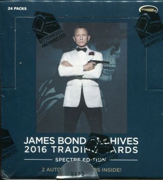 James Bond Archives 2016 Spectre Edition Factory Trading Card Hobby Box