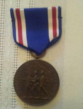 Us Army Spanish - American War Philippine Insurrection Medal - Serial Mo.  10790