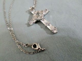 Vintage Cross Necklace The Lord 