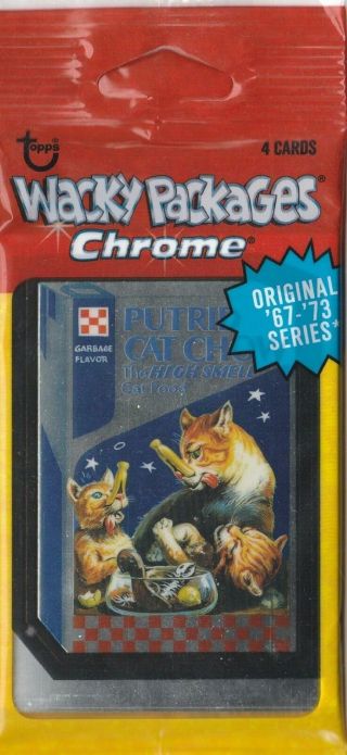 2014 Topps Wacky Packages Chrome Guaranteed Artist Sketch Hot Pack